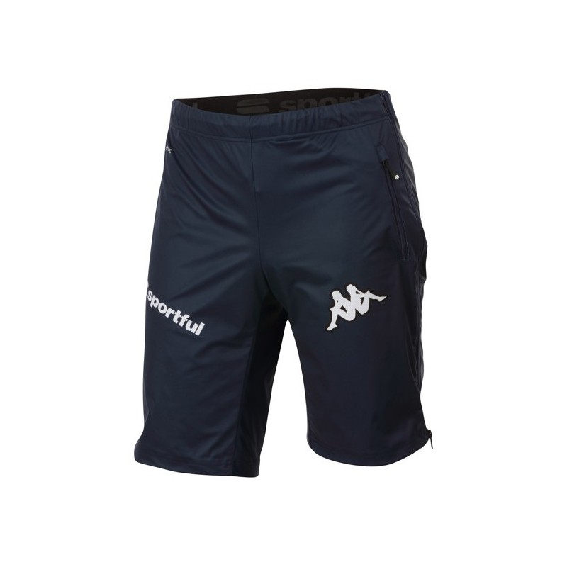 Теплые разминочные шорты Sportful Team Italia Over Shorts тёмно-синие Теплые разминочные шорты Sportful Team Italia Over Shorts тёмно-синие